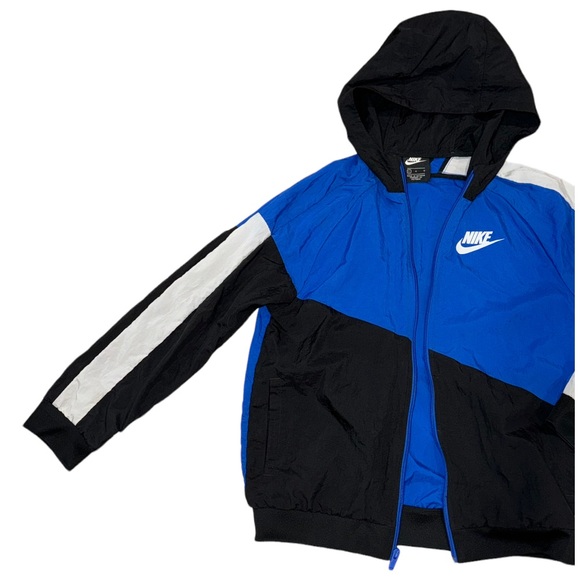 Nike Vintage Colour Block Spell Out Zip Up Jacket Size Youth Large - Picture 3 of 7